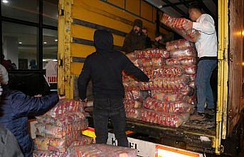 Samsun'dan deprem bölgesine yardım