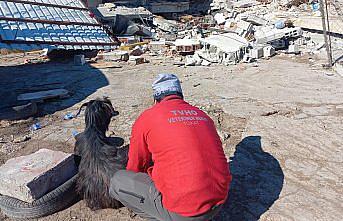Tokatlı veteriner hekimler enkazdan 6 keçiyi çıkardı