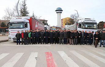 Tokat'tan deprem bölgesine yardımlar sürüyor