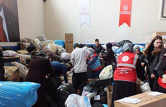 Turhal'da depremzedeler için yardım kampanyası