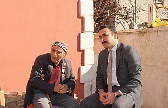 Uğurludağ Kaymakamı Şahin'den Kore gazisi Topal'a ziyaret