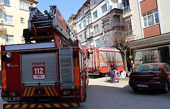 Ünye'de şofben patlayan evde yangın çıktı