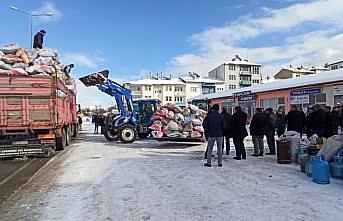 Yeşilyurt'tan Adıyaman'a yakacak ve ısıtıcı yardımı