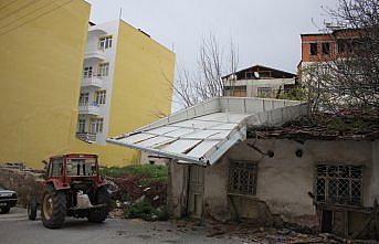 Amasya'da şiddetli fırtına etkili oldu
