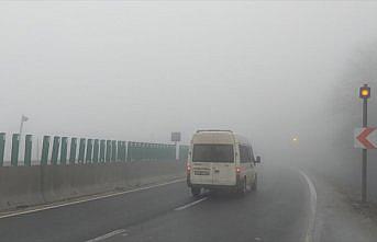 Bolu Dağı'nda sis etkili oldu