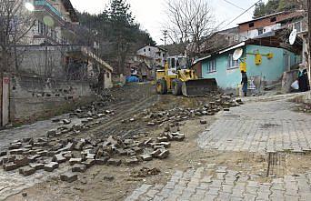 Boyabat’ta altyapı çalışmaları devam ediyor