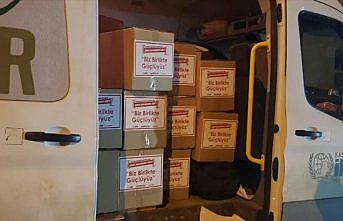 Kermesten sağlanan gelirle deprem bölgesindeki kadınlara hijyen paketi gönderildi