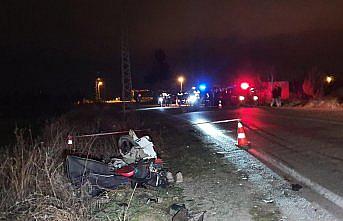 Tokat'ta motosiklet ile otomobilin çarpışması sonucu 1 kişi öldü