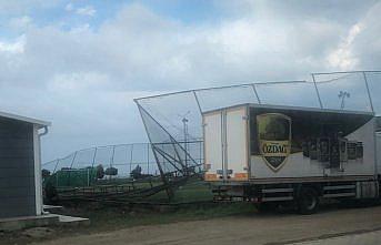 Trabzon'da şiddetli fırtına etkili oldu