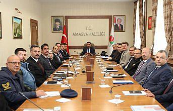 Amasya'da seçim güvenliği toplantısı yapıldı