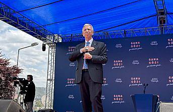 Ankara Büyükşehir Belediye Başkanı Yavaş, Karabük'teki mitingde konuştu