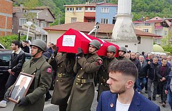 Kastamonu'da Kıbrıs gazisi son yolculuğuna uğurlandı