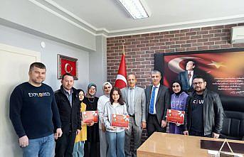 Terme'de “Okuyorum Projesi“nde nisan ayı ödülleri sahiplerini buldu