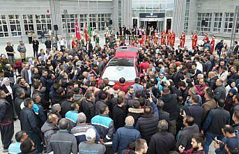 Türkiye'nin yerli otomobili Togg, Çorum'da tanıtıldı