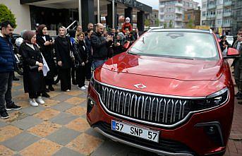 Türkiye'nin yerli otomobili Togg Sinop'ta tanıtıldı