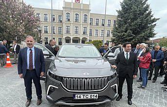 Yerli otomobil Togg, Bolu'da vatandaşlara tanıtılıyor