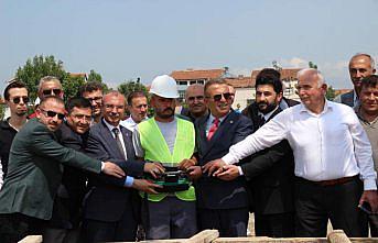 Alaçam'da şehirler arası otobüs terminalinin temeli atıldı