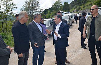 Düzce-Yedigöller bağlantı yolunda genişletme ve asfaltlama çalışması yapılacak