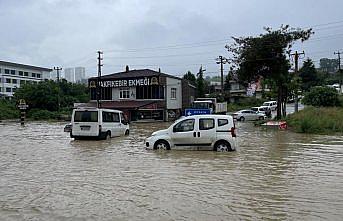 Samsun'da şiddetli yağış sel ve taşkınlara neden oldu