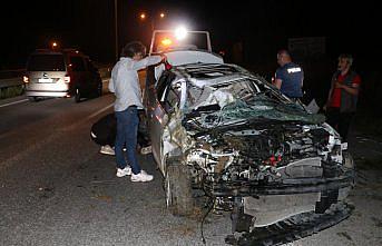 Samsun'daki trafik kazalarında 4 kişi yaralandı