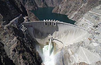 Yusufeli Barajı'nda su yüksekliği 161 metreyi geçti