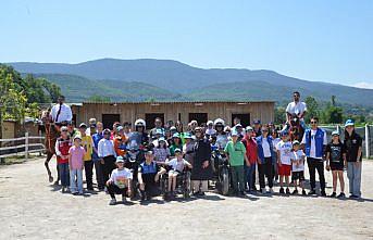 Bolu'da dezavantajlı çocuklar gönüllerince eğlendi