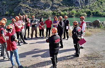Artvin'de arama kurtarma tatbikatı yapıldı
