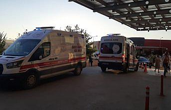 Çorum'da merdivenden düşen yaşlı adam yaralandı