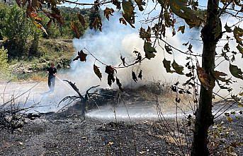 Karabük'te çıkan örtü yangını söndürüldü