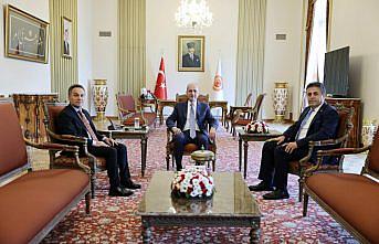 TBMM Başkanı Kurtulmuş, TOGÜ Rektörü Yılmaz'ı kabul etti