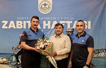 Giresun Belediye Başkanı Şenlikoğlu, zabıta personeliyle bir araya geldi