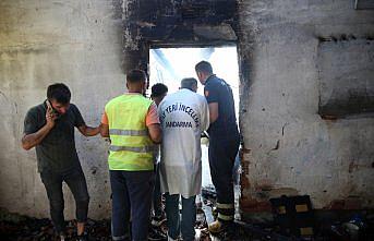 Kastamonu'da yangın çıkan ev kullanılamaz hale geldi