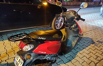 Çarşamba'da otomobille çarpışan motosiklet sürücüsü yaralandı