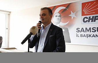 CHP Samsun İl Başkanı seçilen Mehmet Özdağ görevi devraldı