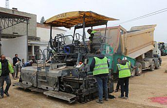 Erbaa yeni hastane yolunda asfaltlama çalışması başlatıldı