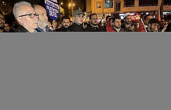 Karabük'te İsrail'in Gazze'ye yönelik saldırıları protesto edildi