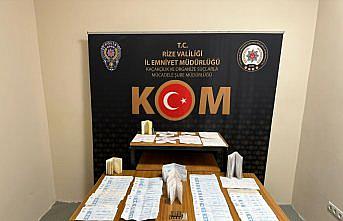 Rize'de tefecilik iddiasıyla 3 şüpheli yakalandı