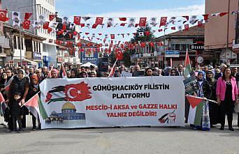 Samsun ve çevre illerde İsrail'in Gazze'deki saldırıları protesto edildi