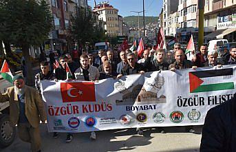 Sinop'ta İsrail'in Gazze'deki saldırıları protesto edildi