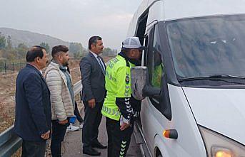 Tokat'ta okul servisleri denetlendi