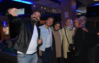 Trabzon'da çekimleri yapılan “Öğretmen“ filminin oyuncuları ilk gösterime katıldı