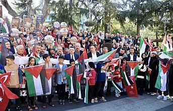Trabzon'da Filistin'e destek gösterisi yapıldı