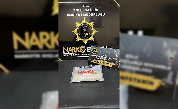 Bolu'da uyuşturucuyla yakalanan zanlı tutuklandı