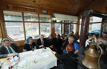 Cumhurbaşkanı Erdoğan, Ayder Yaylası'nda incelemelerde bulundu