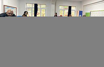 Espiye'de köy okullarındaki öğrencilere kuaförlük hizmeti verildi