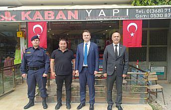 Gerze Kaymakamı Arabacı'dan esnaf ziyareti