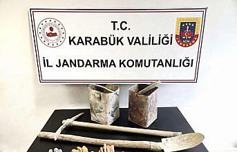 Karabük'te kaçak kazı yapan 4 kişi suçüstü yakalandı