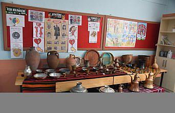 Öğrenciler için sınıfta müze oluşturuldu