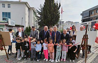 Samsun'da minik öğrencilerden “Cumhuriyet ve Atatürk“ temalı kolaj sergi