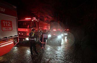 Trabzon'un Sürmene ilçesindeki örtü yangını kontrol altına alındı